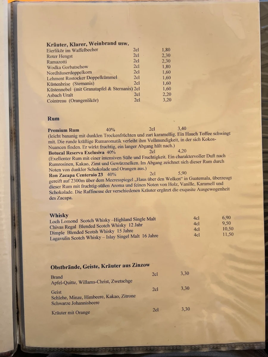 Speisekarte photo 1