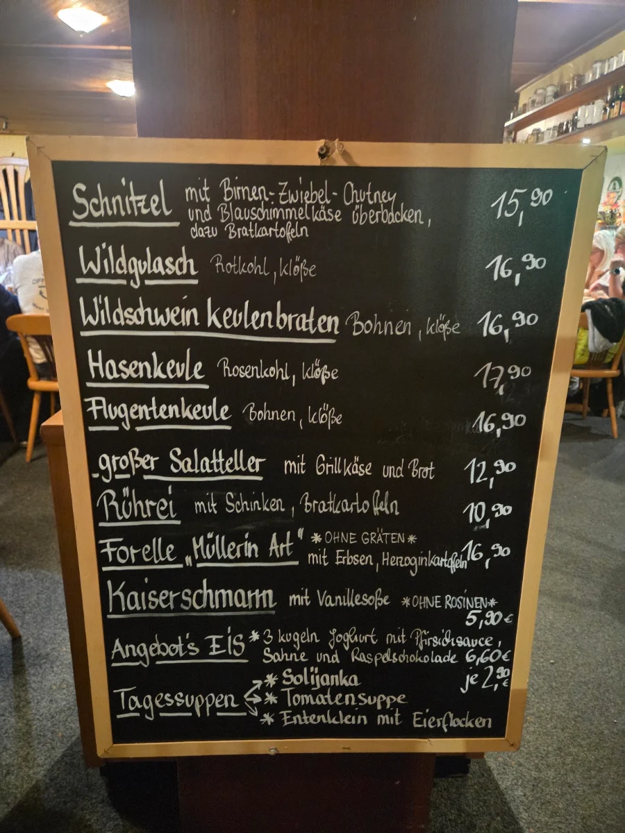 Speisekarte photo 1