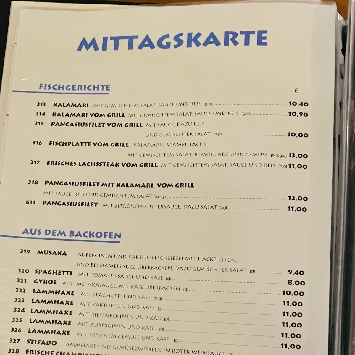 Speisekarte photo 10