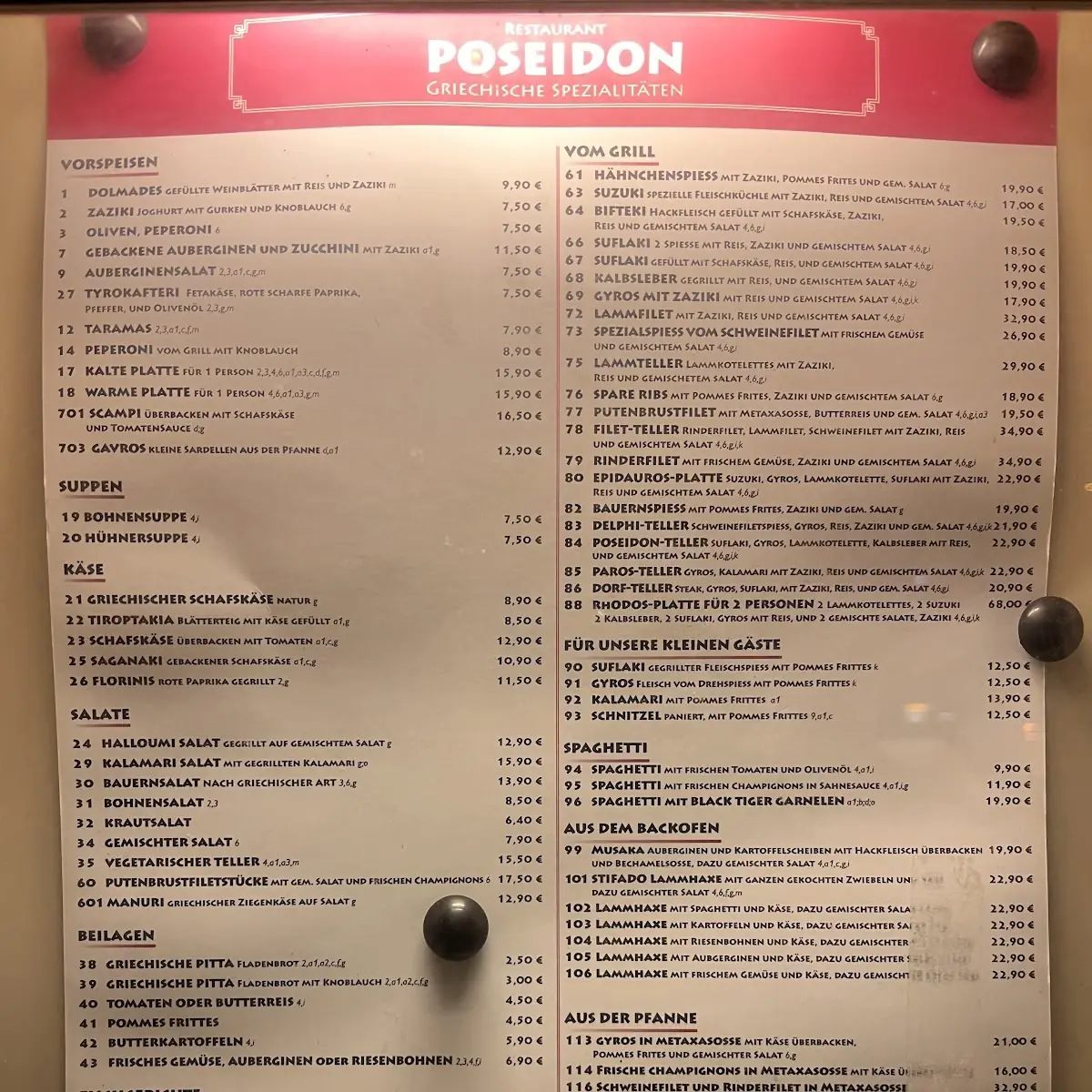 Speisekarte photo 2