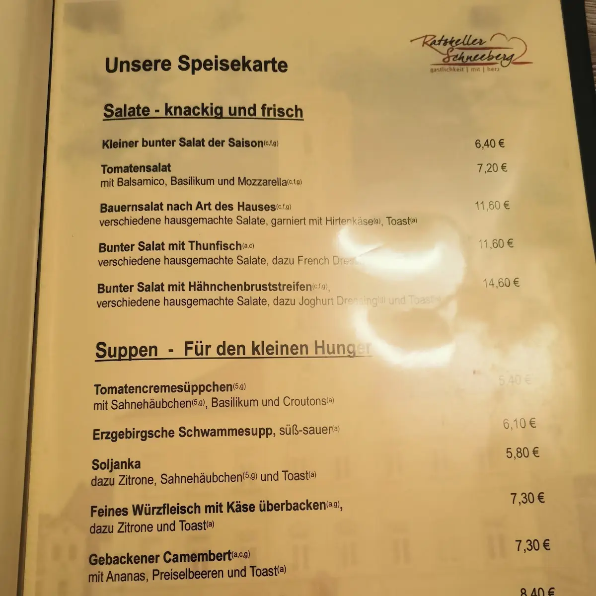 Speisekarte photo 4