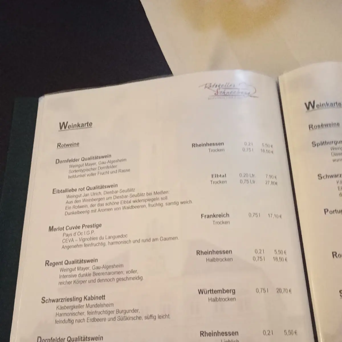 Speisekarte photo 5