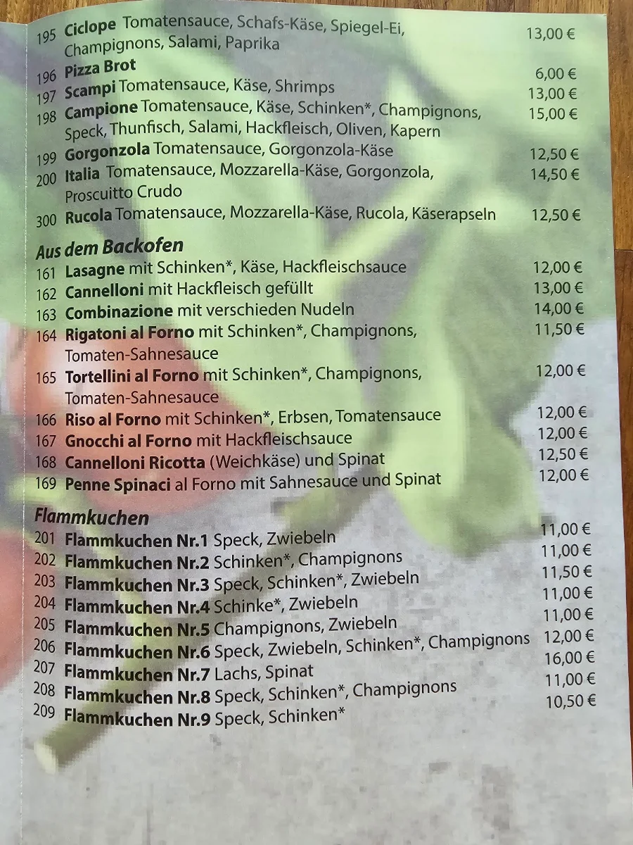 Speisekarte photo 3
