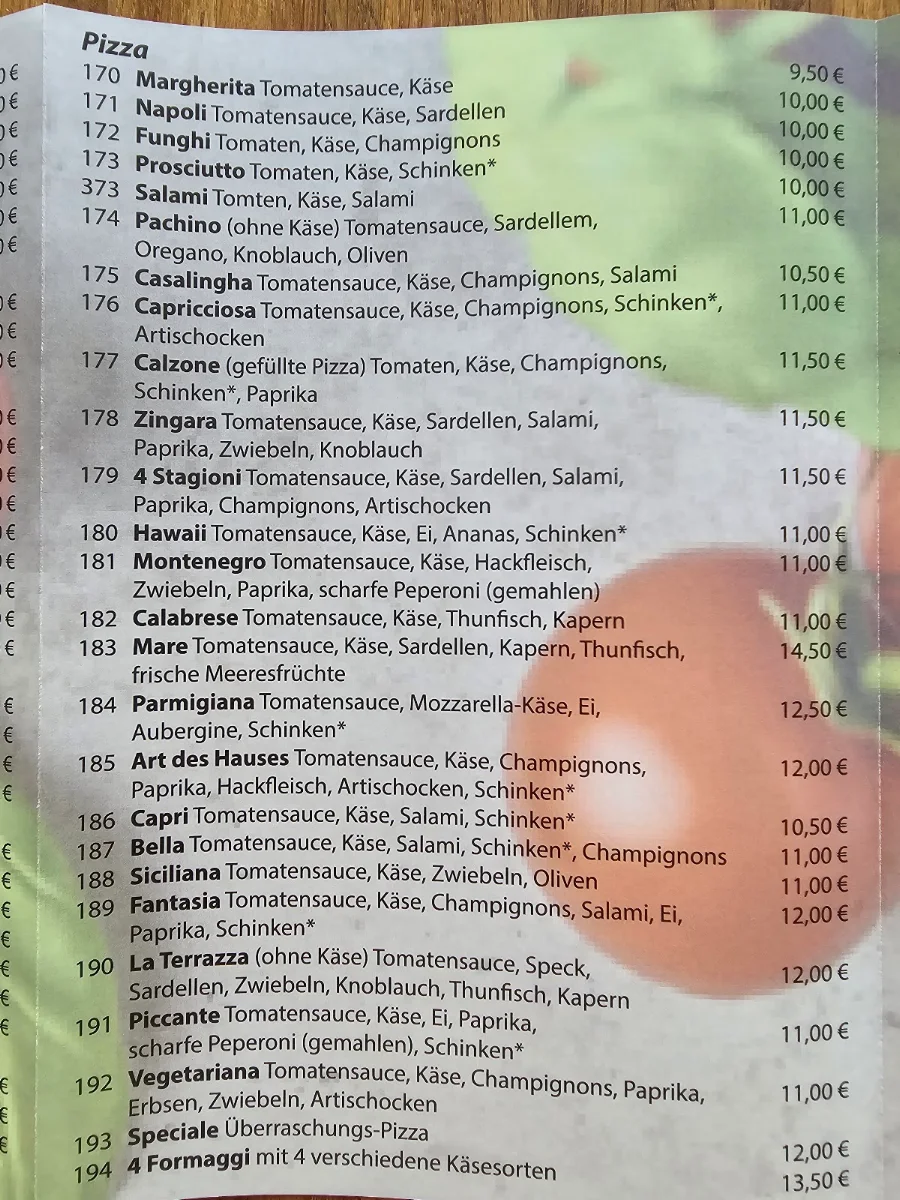 Speisekarte photo 5