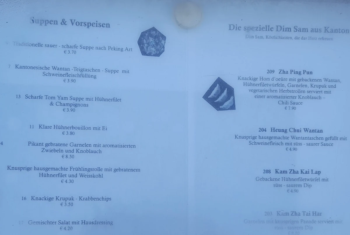 Speisekarte photo 2