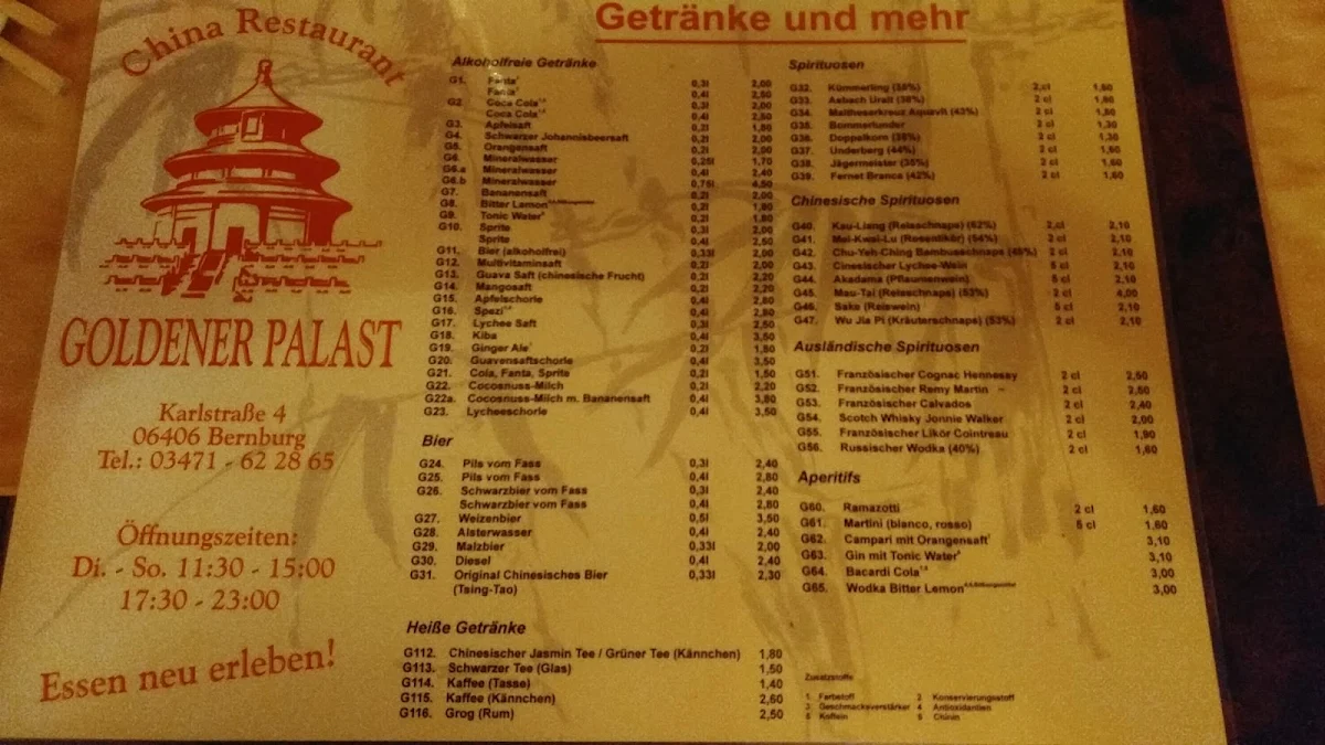 Speisekarte photo 3