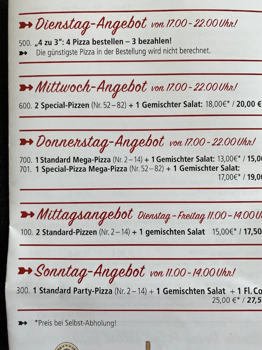Speisekarte photo 1