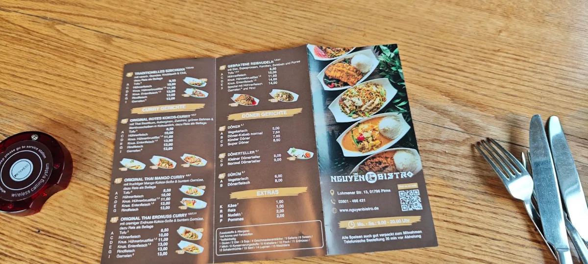 Speisekarte, Nguyễn Bistro