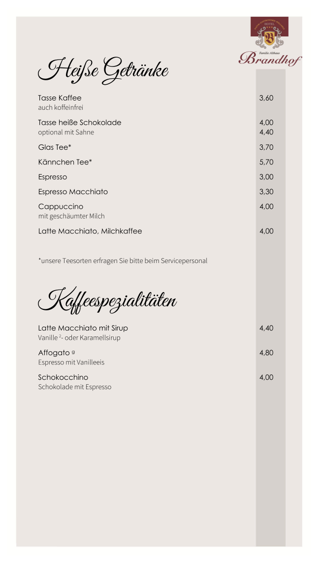Speisekarte photo 10