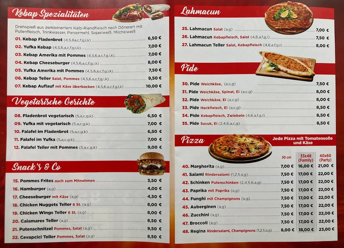 Speisekarte photo 5