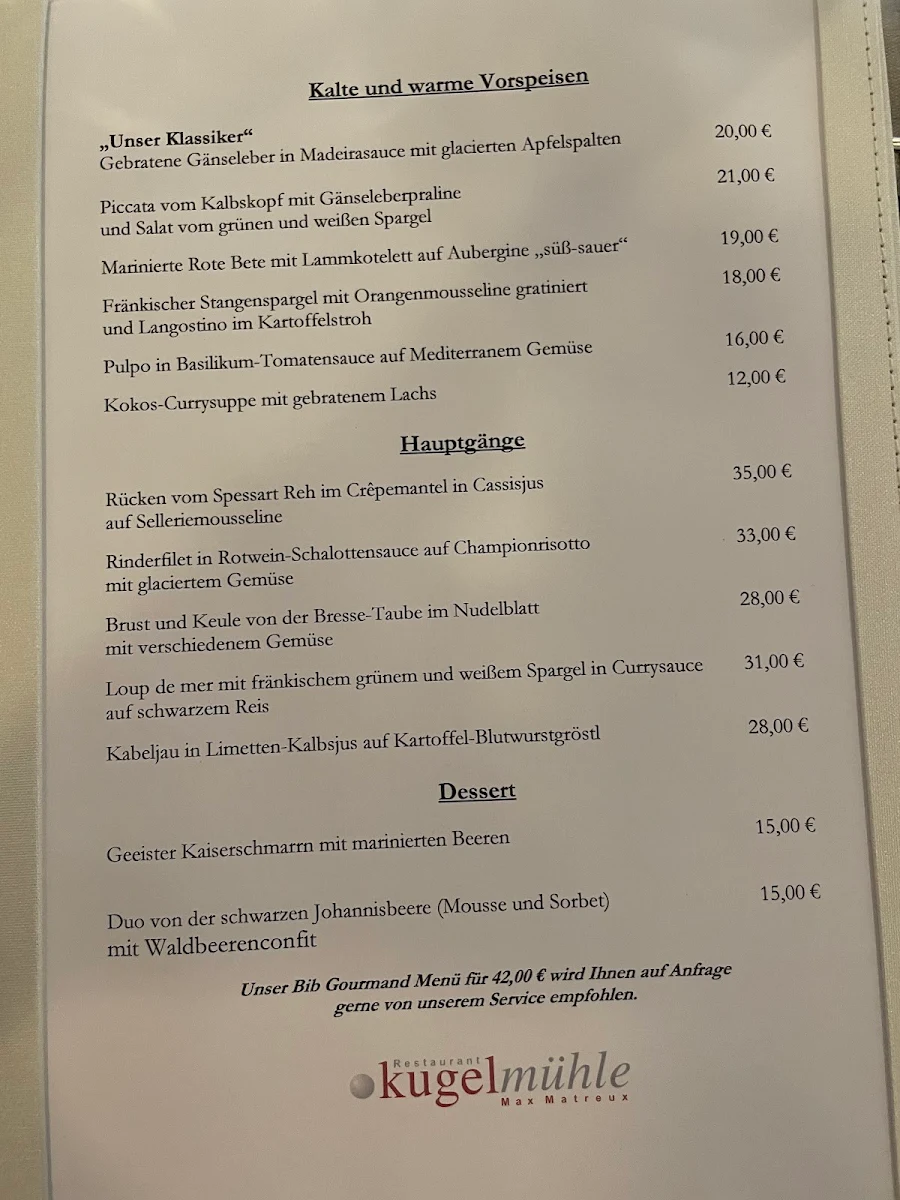 Speisekarte photo 1