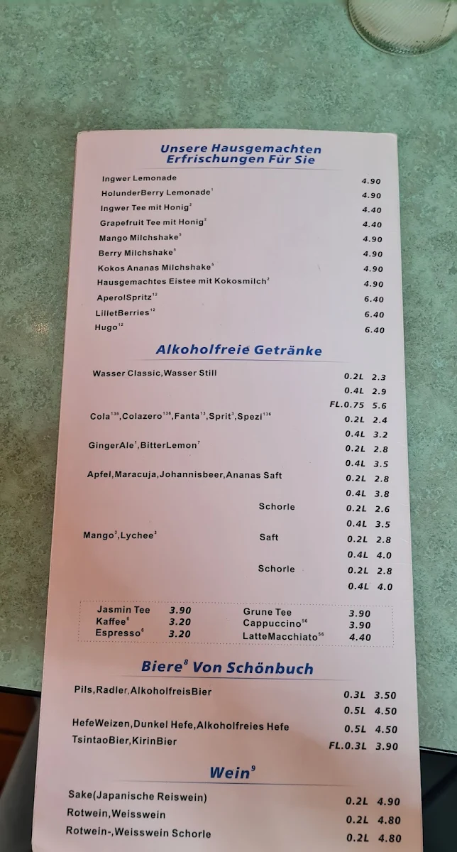 Speisekarte photo 2