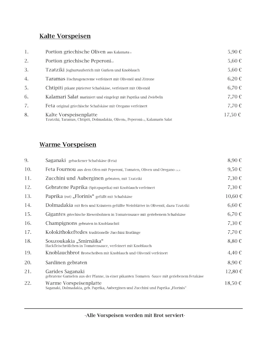 Speisekarte photo 3