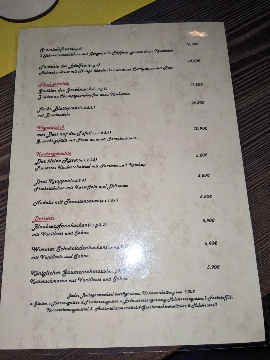 Speisekarte photo 3