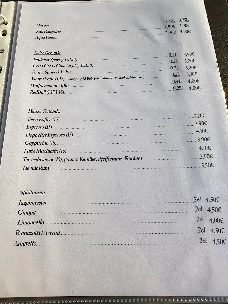 Speisekarte photo 5