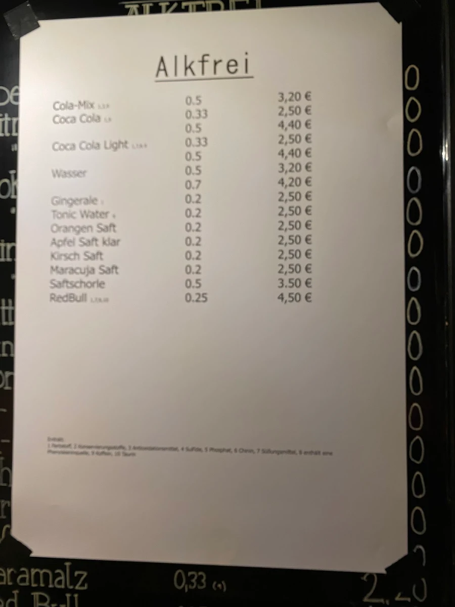 Speisekarte photo 3