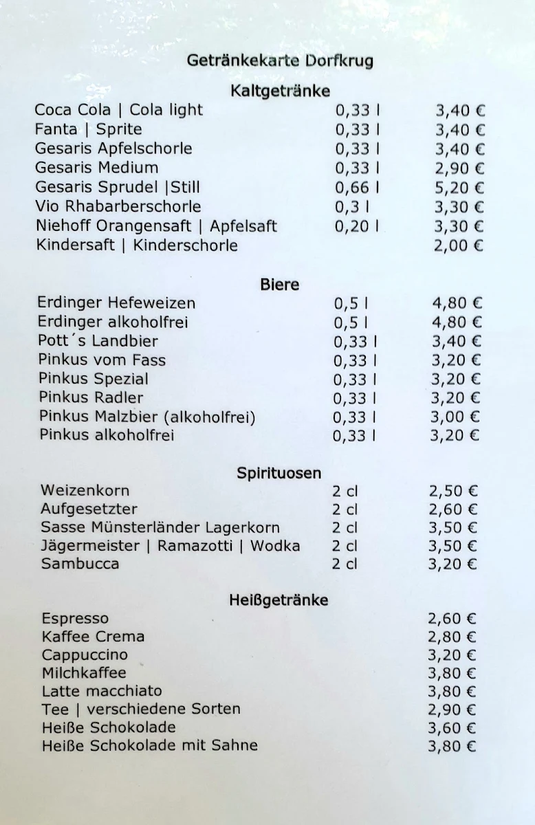 Speisekarte photo 2