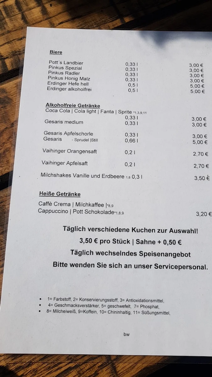 Speisekarte photo 3