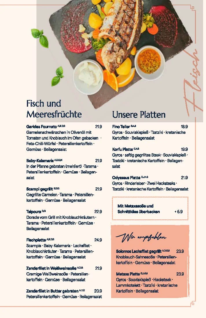 Speisekarte photo 1