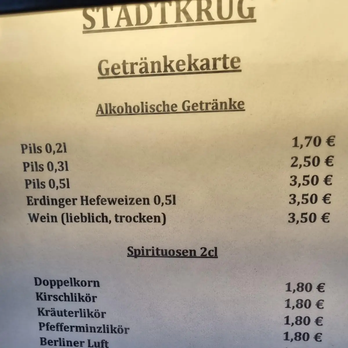 Speisekarte photo 1