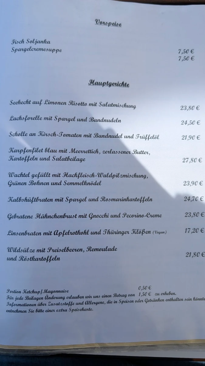 Speisekarte photo 2