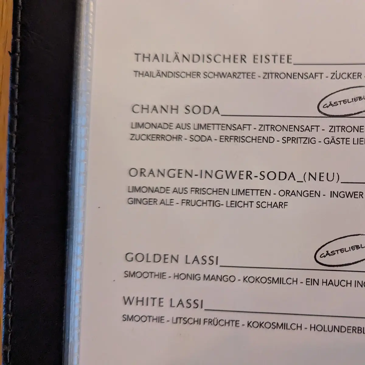 Speisekarte photo 3