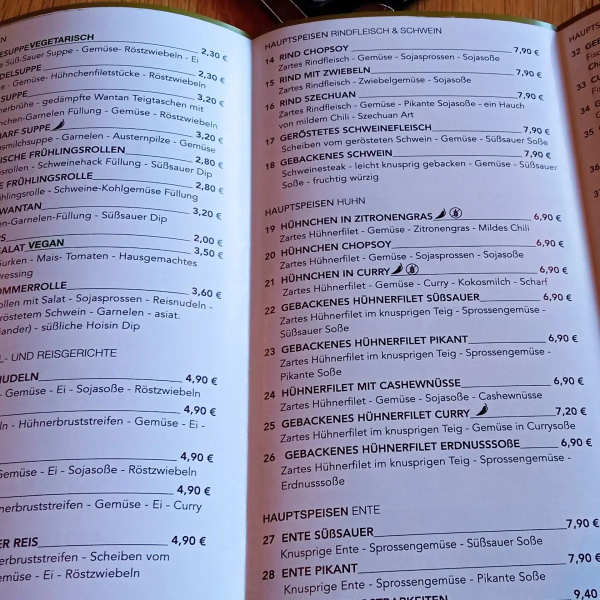 Speisekarte photo 9