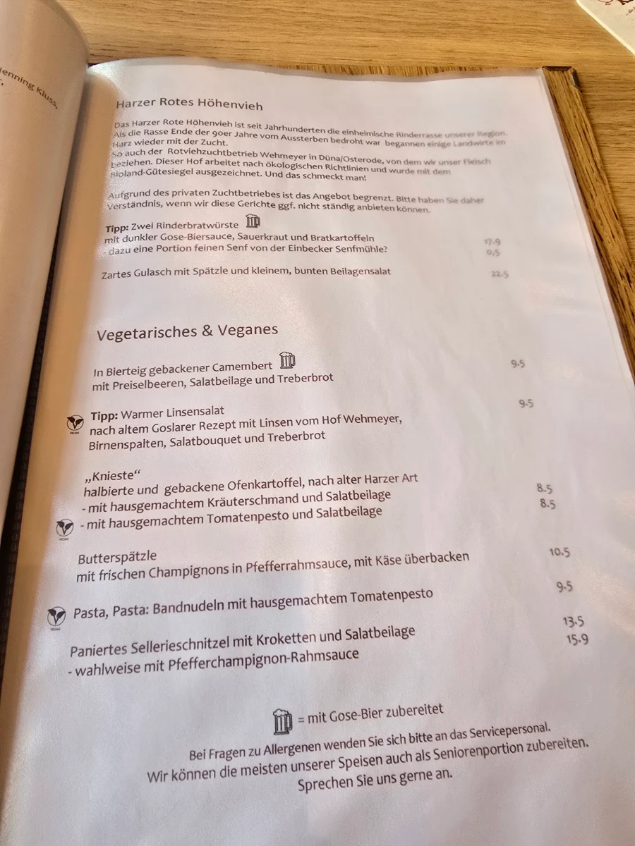 Speisekarte photo 1