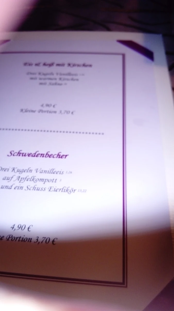 Speisekarte photo 5