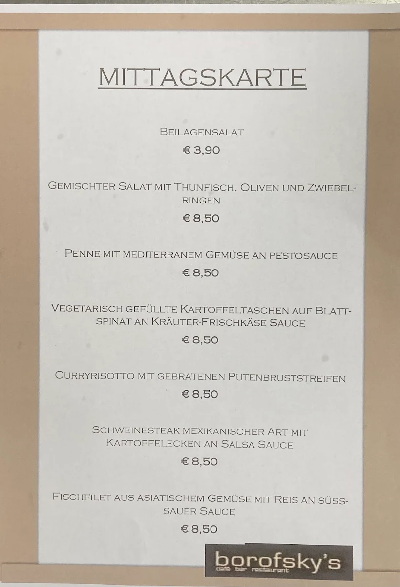 Speisekarte photo 1
