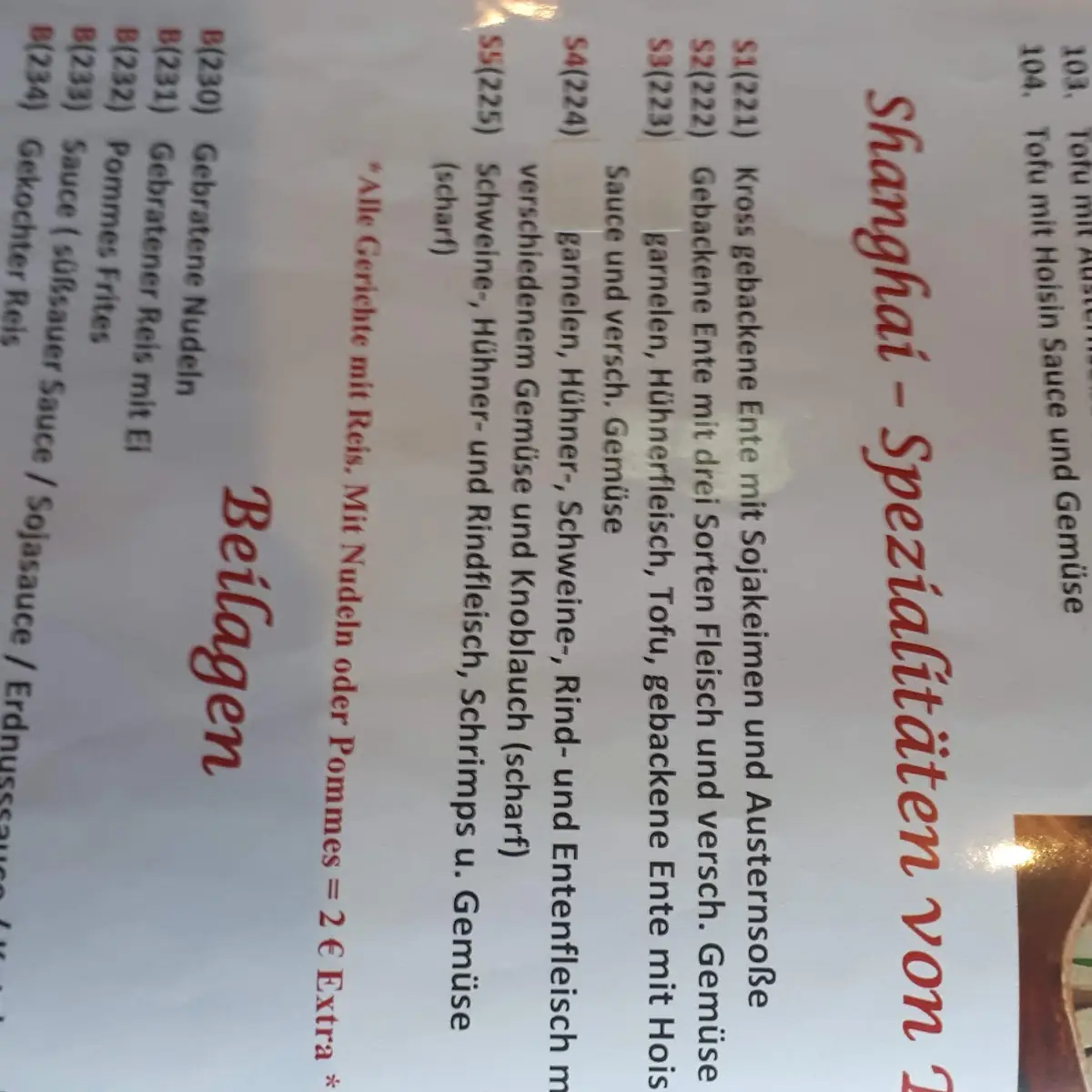 Speisekarte photo 7