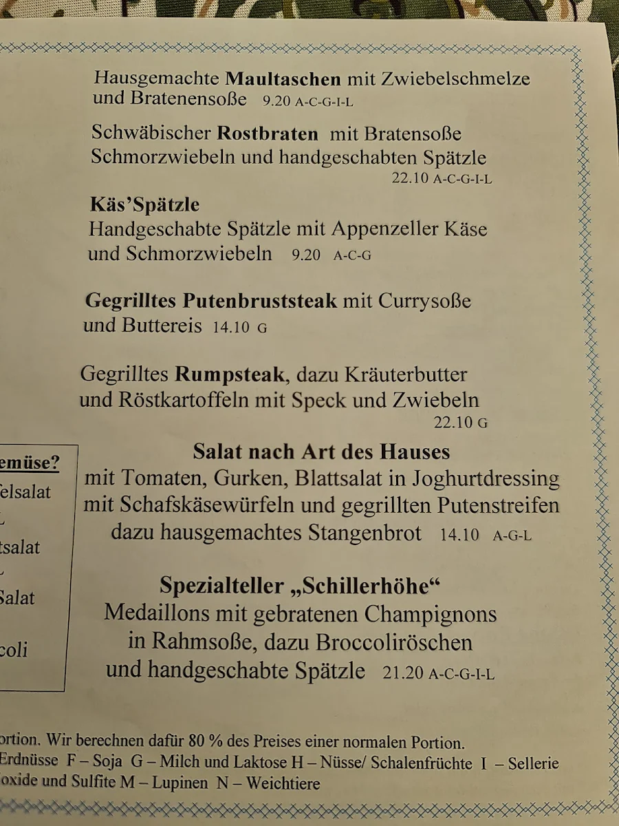 Speisekarte photo 3