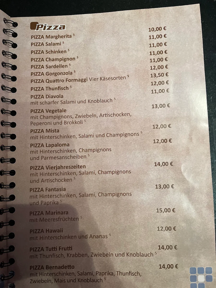 Speisekarte photo 1