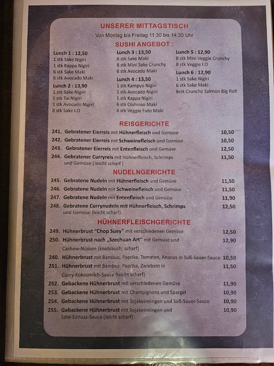 Speisekarte photo 1