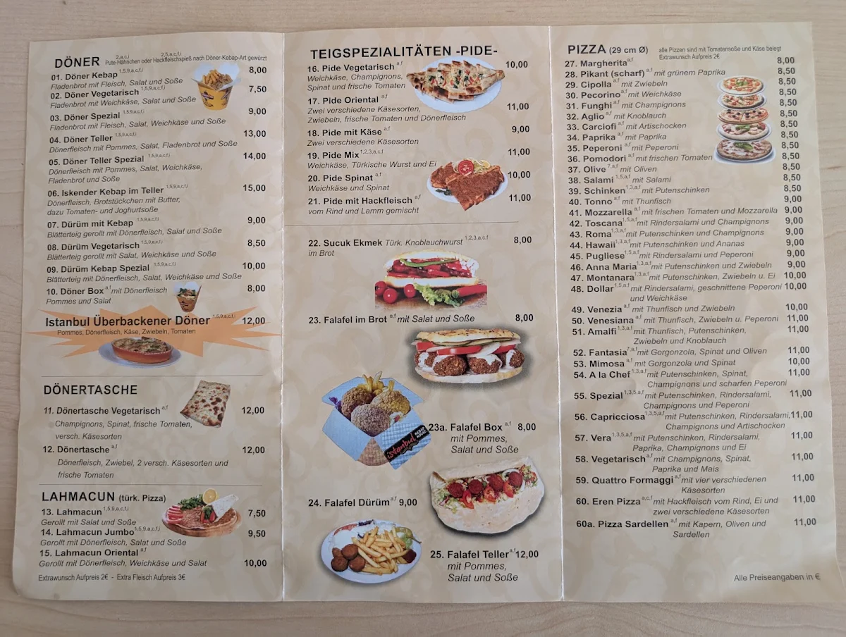 Speisekarte photo 1