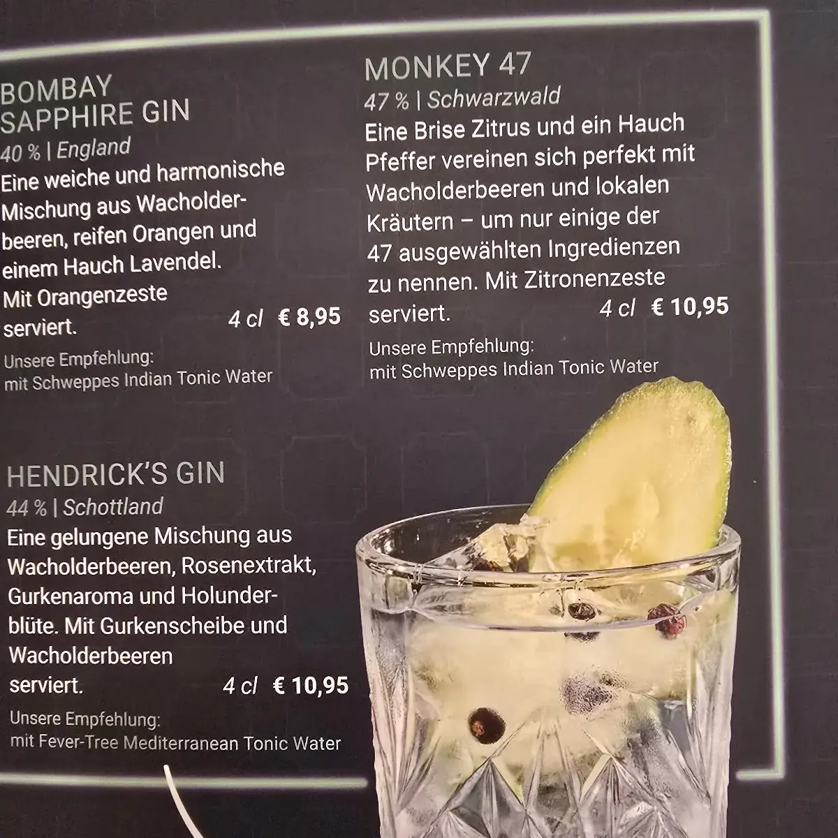 Speisekarte, Cafe Extrablatt Lippstadt