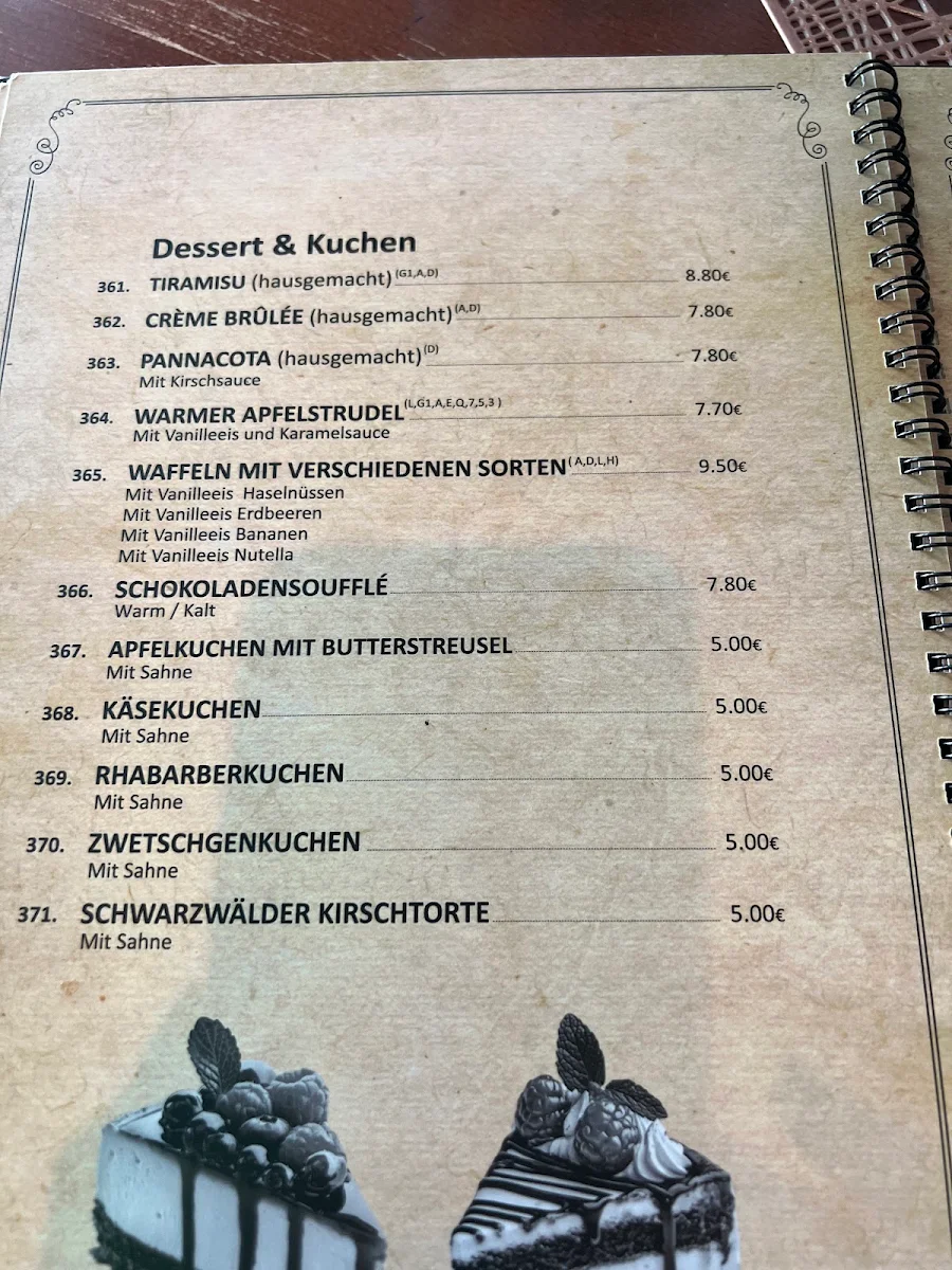 Speisekarte photo 3