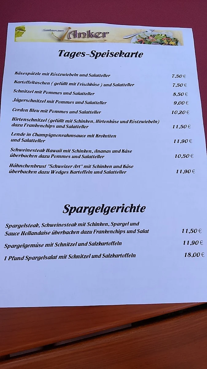 Speisekarte photo 2