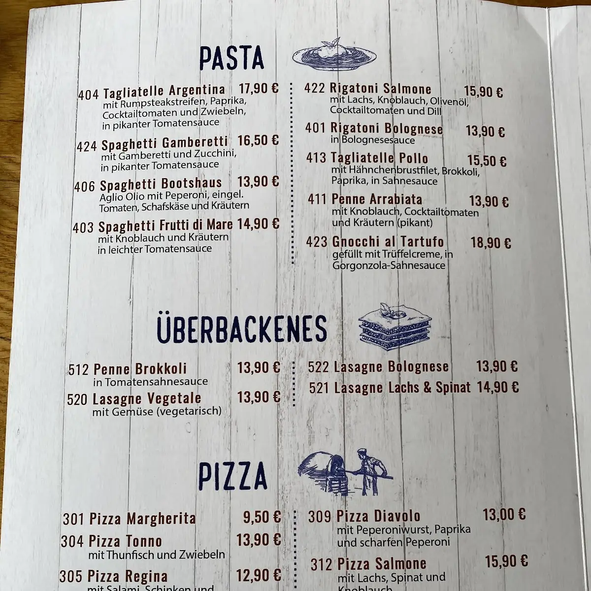 Speisekarte photo 2