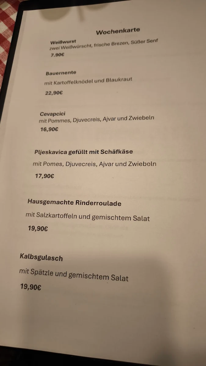 Speisekarte photo 3