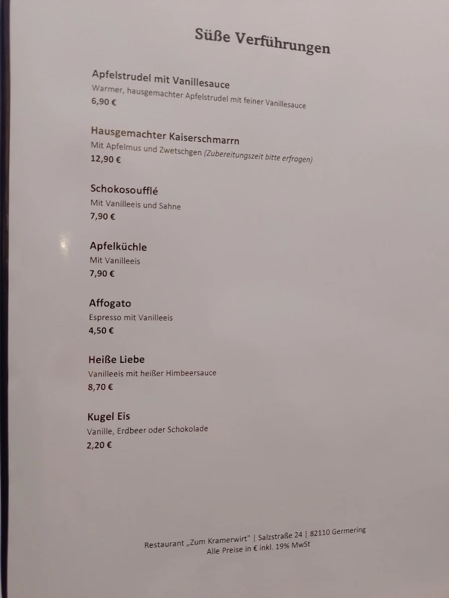 Speisekarte photo 4
