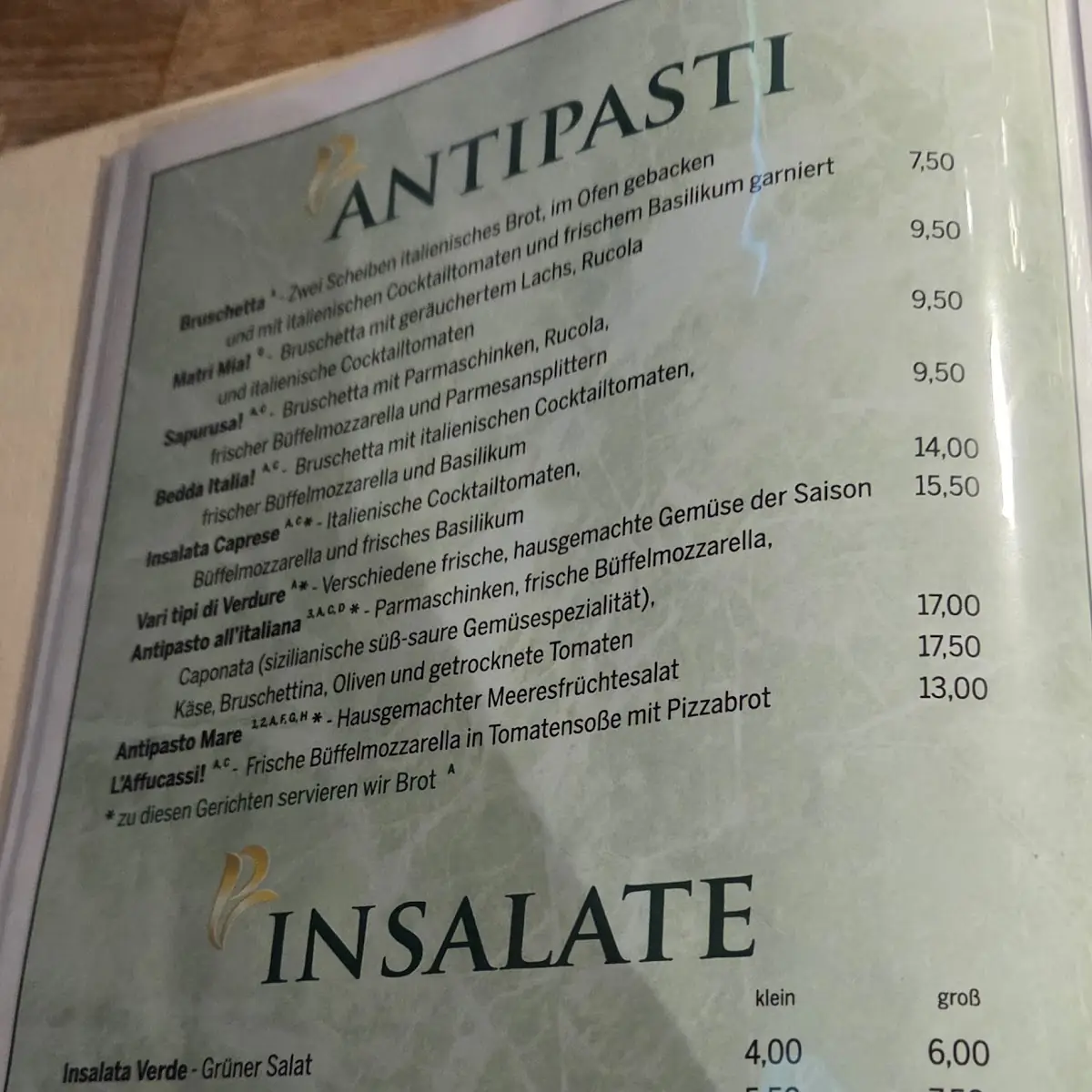 Speisekarte photo 3