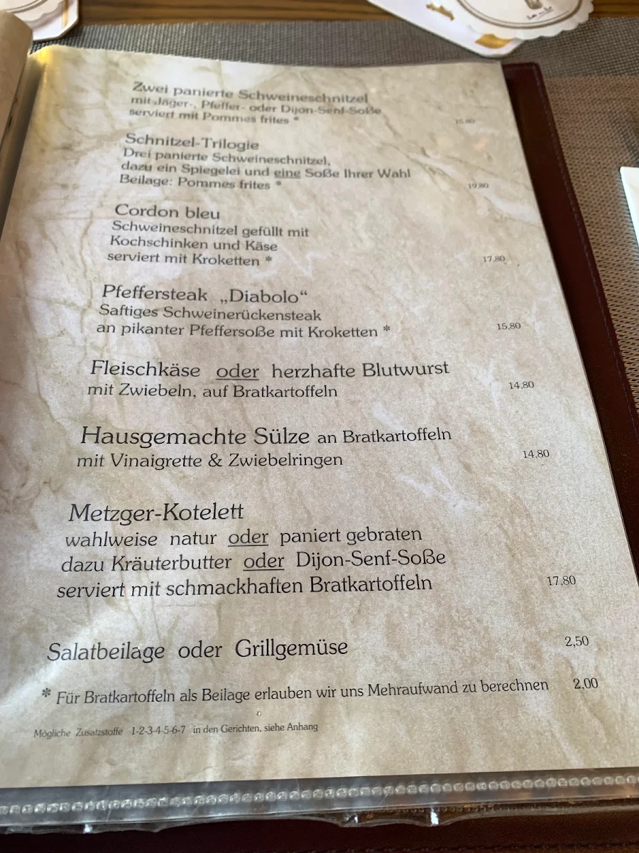 Speisekarte photo 1