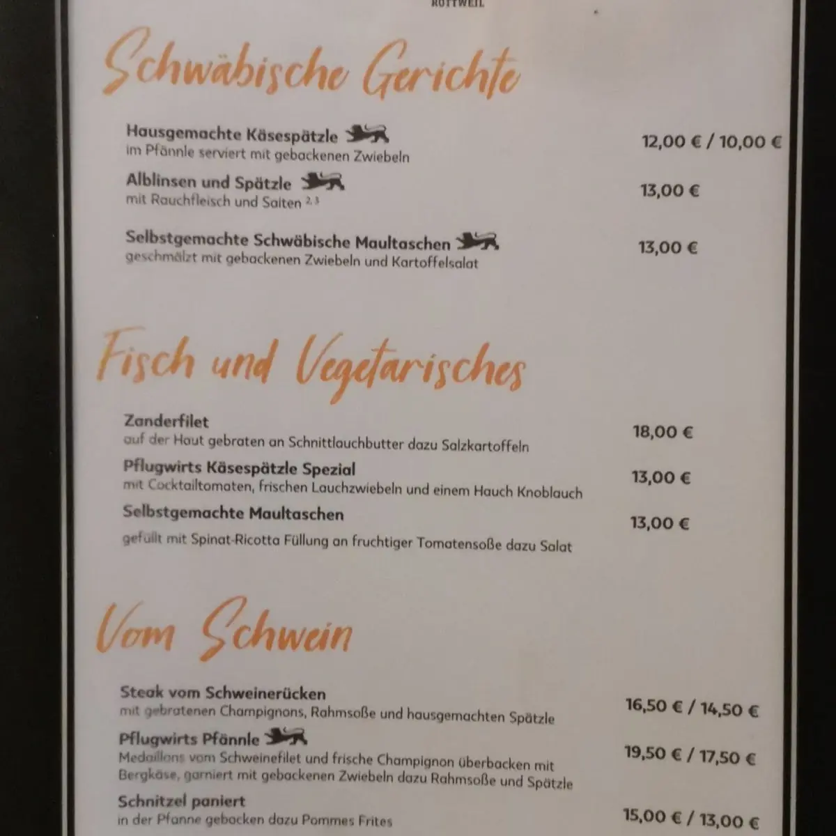 Speisekarte photo 7