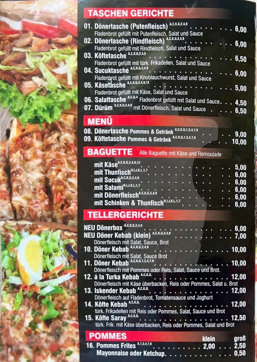 Speisekarte photo 2