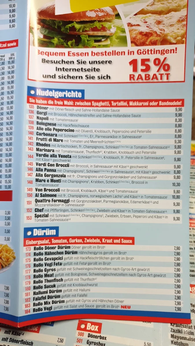 Speisekarte photo 2