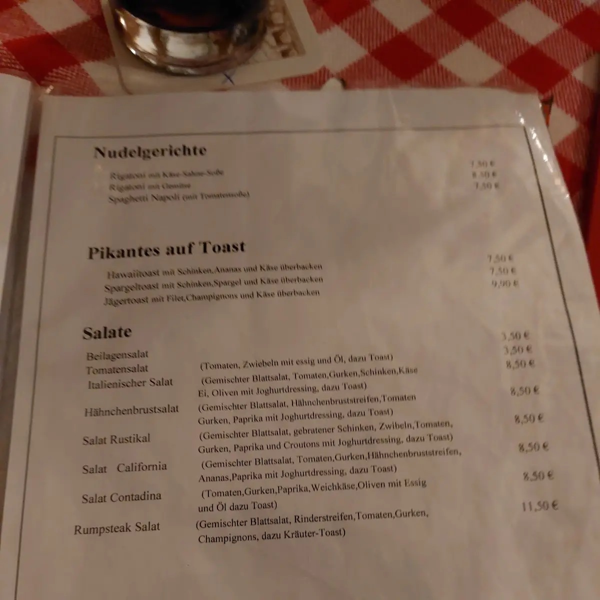 Speisekarte photo 5