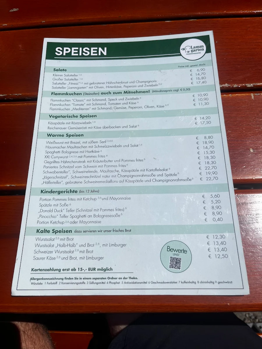 Speisekarte photo 2