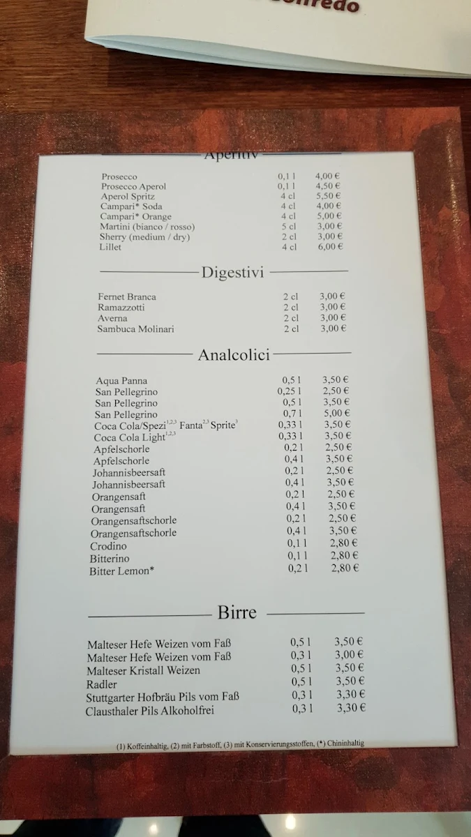 Speisekarte photo 4