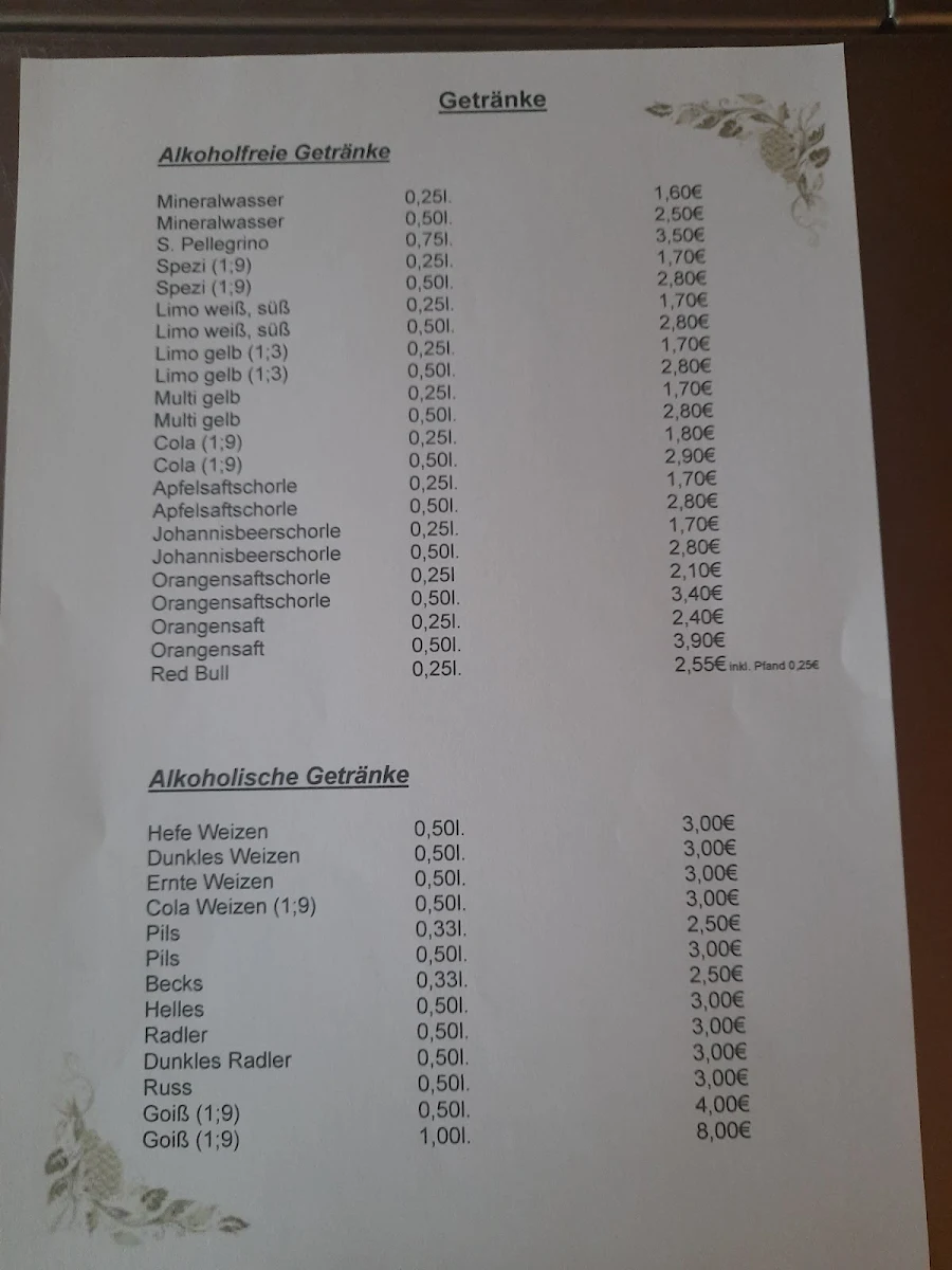 Speisekarte photo 2